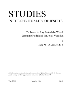 in the spirituality of jesuits