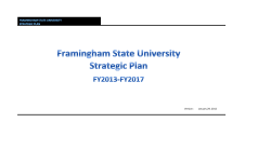 Strategic Plan - Framingham State University
