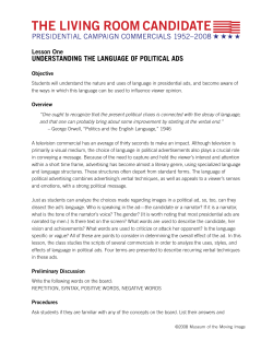 understanding the language of political ads