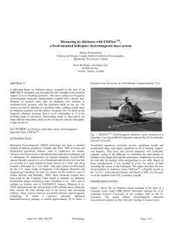 Measuring ice thickness and surface roughness