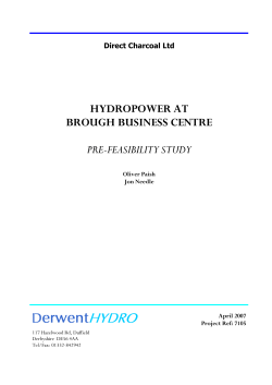 Hydropower at Brough Business Centre