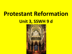 Protestant Reformation