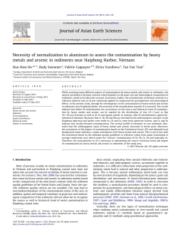 Necessity of normalization to aluminum to assess the contamination