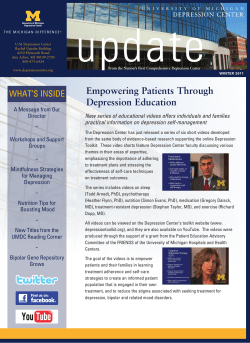 Empowering Patients Through Depression Education