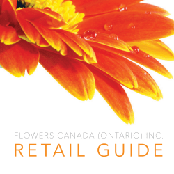 retail guide - Flowers Canada Growers