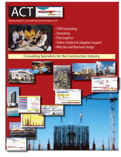 ACT Corporate Brochure - Associated Consulting Technicians, Inc.