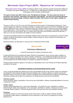 Mysterious 44 - The University of Manchester