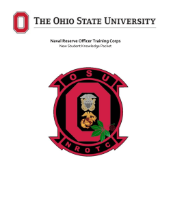 Naval Reserve Officer Training Corps - Student Activities
