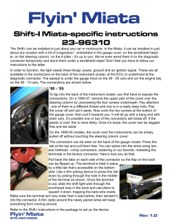 Shift-I LED tach