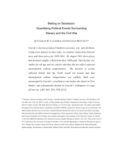Betting on Secession - Columbia Business School