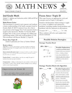 MATH NEWS