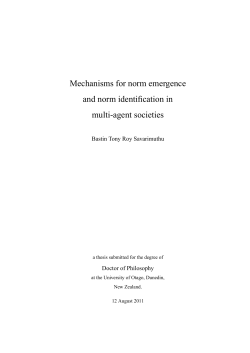 Mechanisms for norm emergence and norm