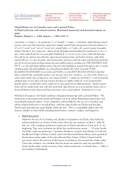 Print - Medieval Text Manuscripts