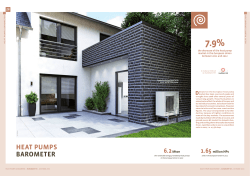 Heat pumps barometer - Energies renouvelables.org