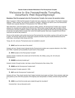 Teacher Guide to Student Worksheet 2