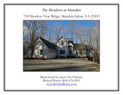 The Meadows at Manakin 718 Meadow View Ridge, Manakin