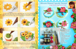 Blossom Painted Cupcake Tutorial