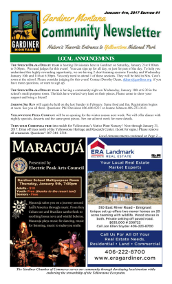 Jan 4, 2017 Edition #1 - Gardiner Chamber of Commerce