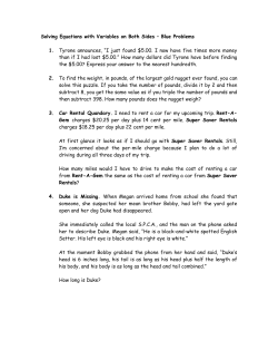 Solving Equations with Variables on Both Sides