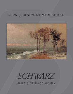 New Jersey Remembered: Schwarz Gallery 75th Anniversary