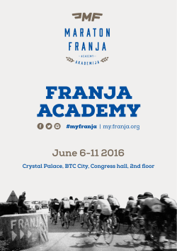 now - my sport is franja