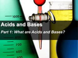 Acids and Bases - Science with Mr. Enns