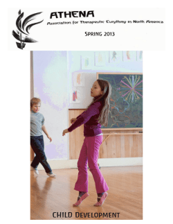 Spring 2013 - Therapeutic Eurythmy