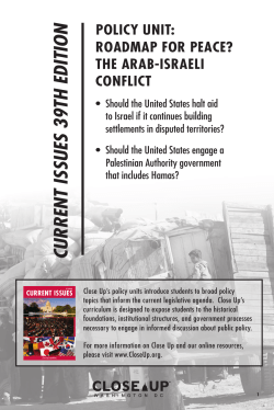Arab Israeli Conflict Article