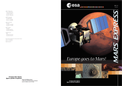 ESA leaflet 2001