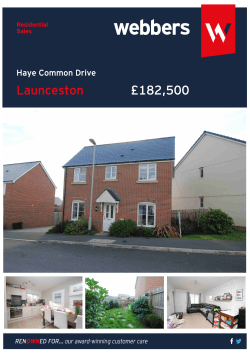 18 Haye Common Drive, Launceston. Details October 2016