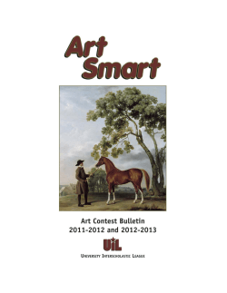 2011-2013 Art Contest List