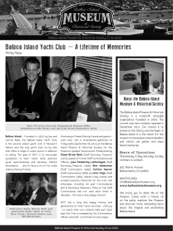 Balboa Island Yacht Club &minus; A Lifetime of