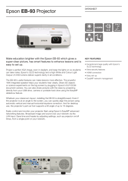 Epson EB-93 Projector
