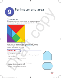 Perimeter and area