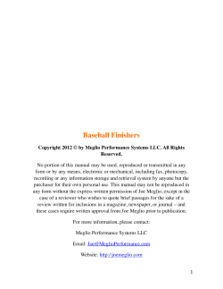 Baseball Finishers