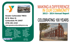Greater Carbondale YMCA 82 N. Main St Carbondale PA 18407