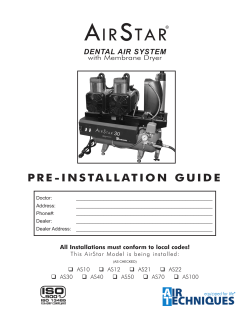 pre-installation guide