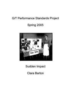 GIT Performance Standards Project Spring 2005 Sudden Impact