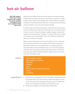 hot air balloon - Iridescent Learning