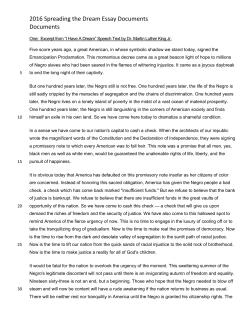 2016 Spreading the Dream Essay Documents Documents
