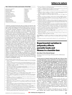 Experimental variation in polyandry affects parasite loads and