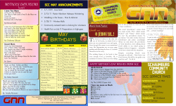 May Birthdays - RCCG Schaumburg Community Church
