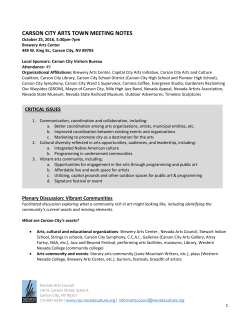 Carson City - Nevada Indian Commission