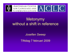 Metonymy without a shift in reference