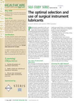 self-study series - Healthcare Purchasing News