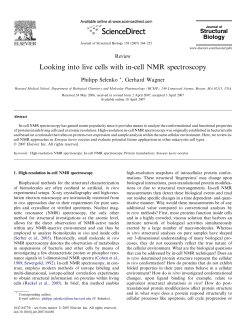 Looking into live cells with in