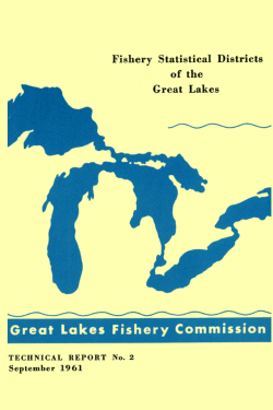 Fishery statistical districts of the Great Lakes