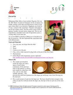 Pot Refrigerator Reference