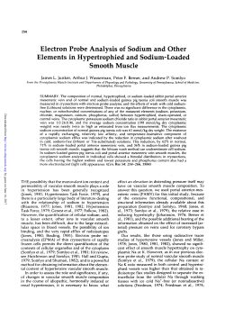 Electron Probe Analysis of Sodium and Other Elements in