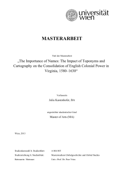 masterarbeit - E-Theses